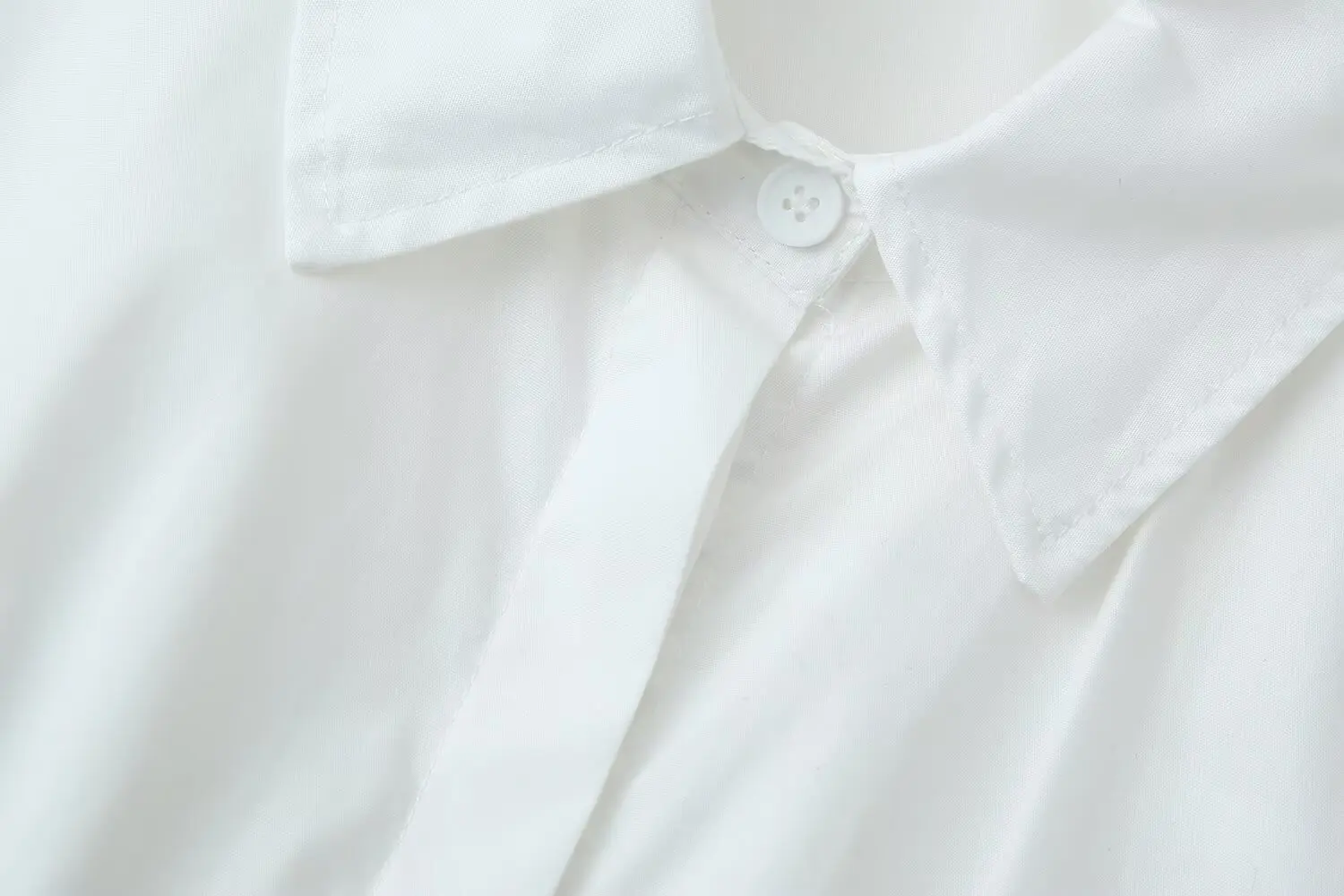 TFMLN Damen Freizeit Ärmelloses Hemd Sommer High Street Trendige Pendler-Shirts 2026 Sommer Mode Elegante Hemden mit Plissiertem Saum – Detail 10