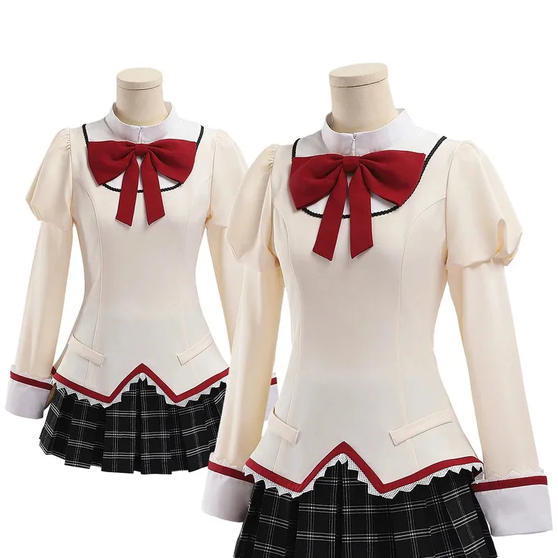 

HOLOUN Puella Magi Madoka Magica Anime Kaname Madoka Cosplay Costume Jk Skirt Akemi Homura Tomoe Mami Miki Sayaka Sakura Kyoko