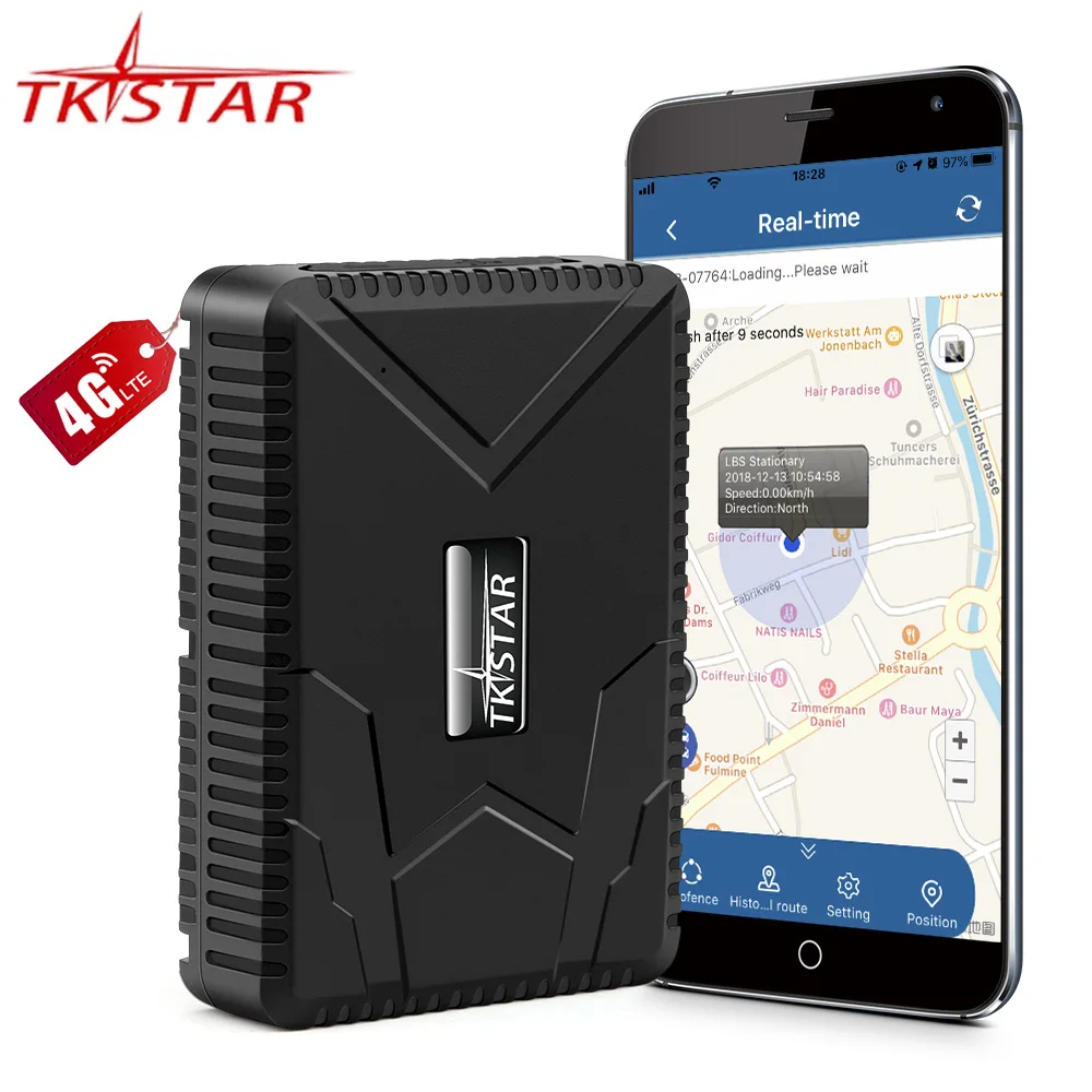 TKSTAR TK915 GPS Tracker for CarVehicle Tracker 90 Days Standby Waterproof Magnetic GPS Locator  Geofence Cars Tool