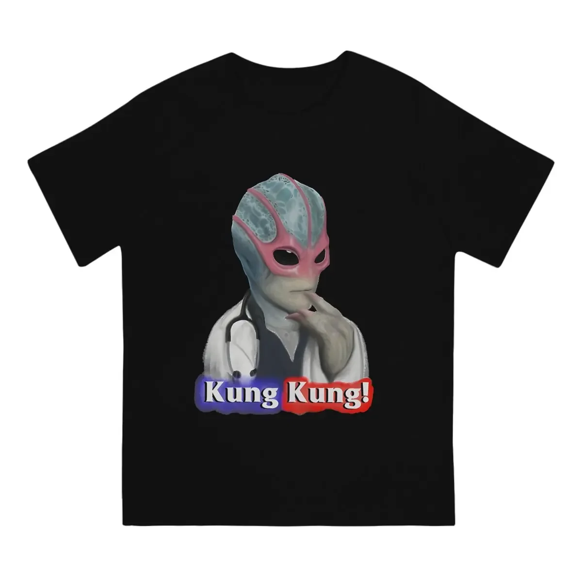 Solving Crime Like Kung Kung Cute Gifts Man's TShirt Resident Alien O Neck Short Sleeve 100% Cotton T Shirt Funny Top Quality