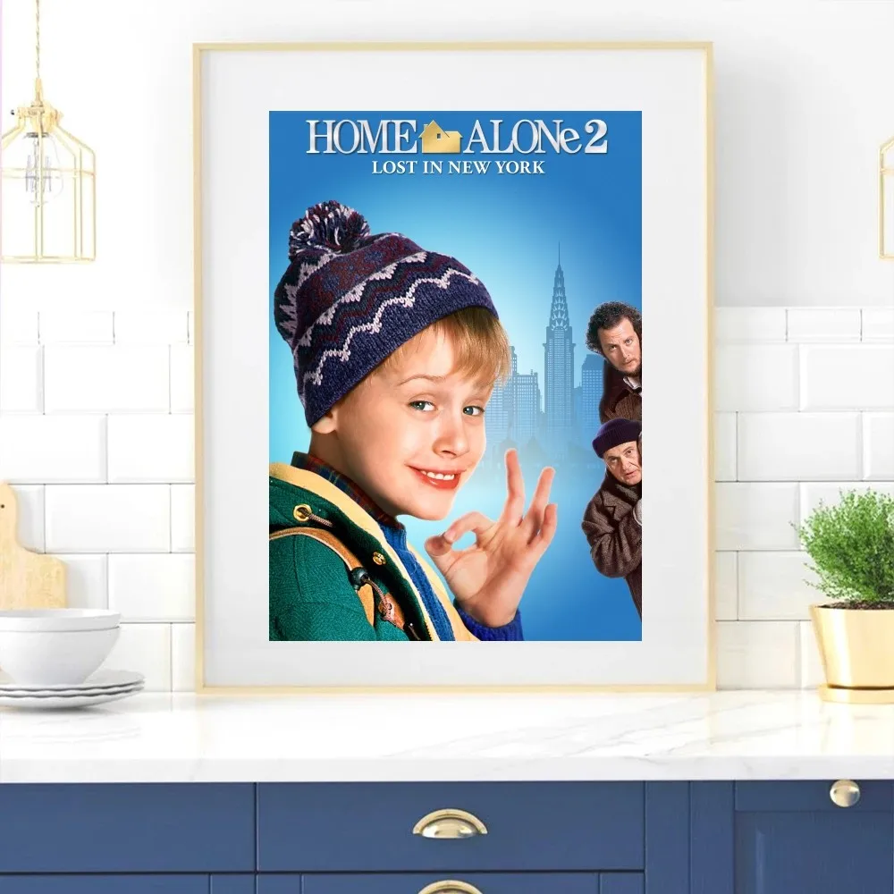 Home Alone Movie Poster Home Room Decor Livingroom Bedroom Aesthetic Art Wall Painting Stickers