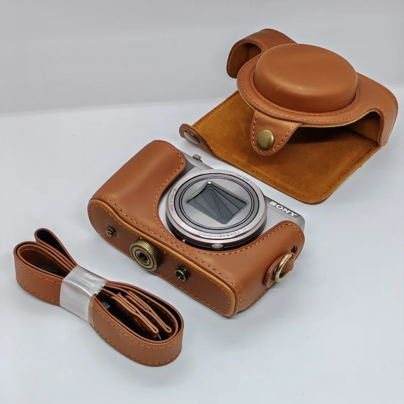 PU Leather Camera case bag for Sony Cyber-shot DSC-HX50 HX50V HX60 HX30