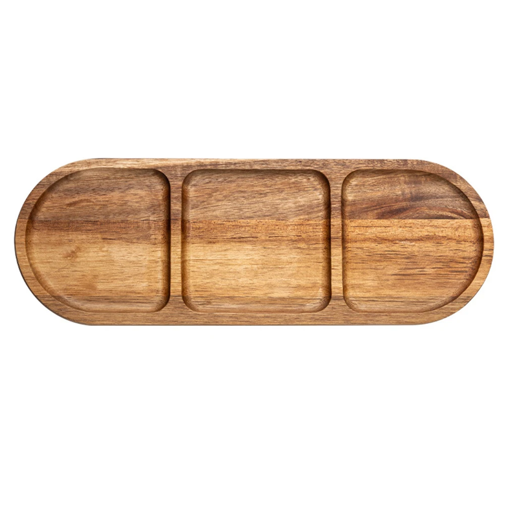 Wooden Serving Tray Rectangular for Tea Coffee Desserts and Snacks with Smooth and Robust Construction for Daily Use