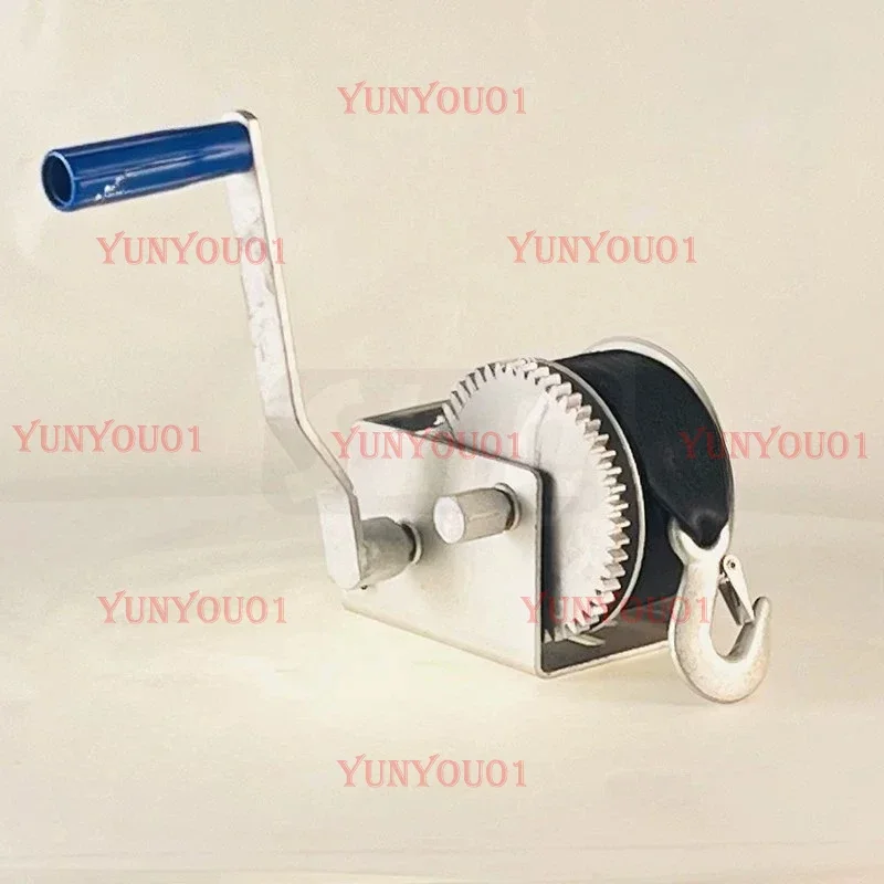 Портативная ручная лебедка 900 кг, лебедка для яхт