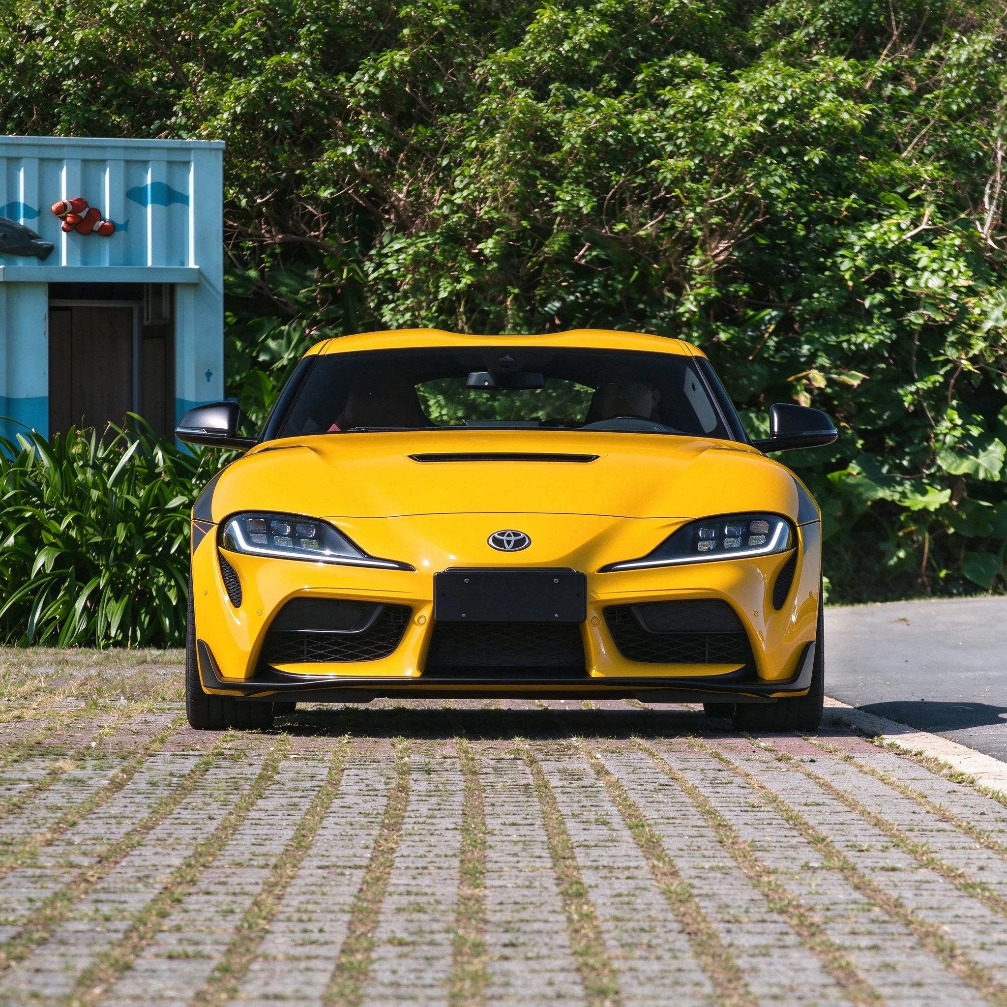 For Toyota GR Supra Racing Side Stripes Vinyl Decal Car Side Skirt Sticker Waterproof Car Body Graphics Auto Styling Accessories