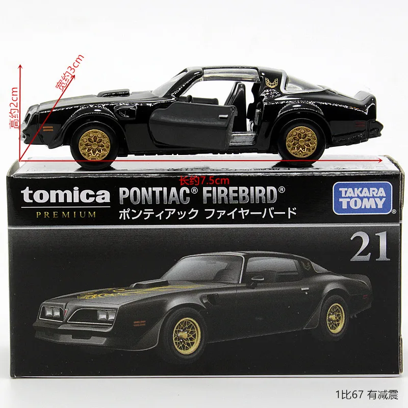 

TAKARA TOMY tomica Alloy car Model Black Box Flagship New TP21 Pontiac Firebird, a holiday gift for kids boys and girls