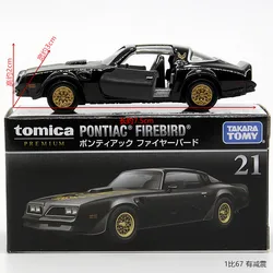 TAKARA TOMY tomica Alloy car Model Black Box Flagship New TP21 Pontiac Firebird, a holiday gift for kids boys and girls