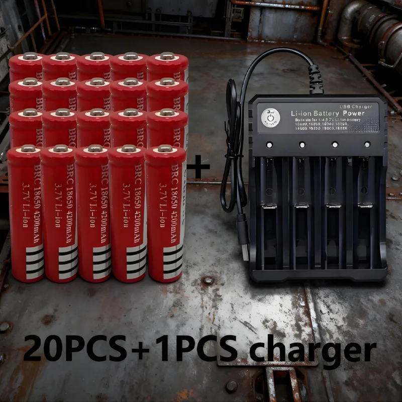 

2-20PCS Rechargeable lithium battery 18650 Battery 3.7V 3200mAh 34B pour lamp de poche chargeur USB original new BCR18650B