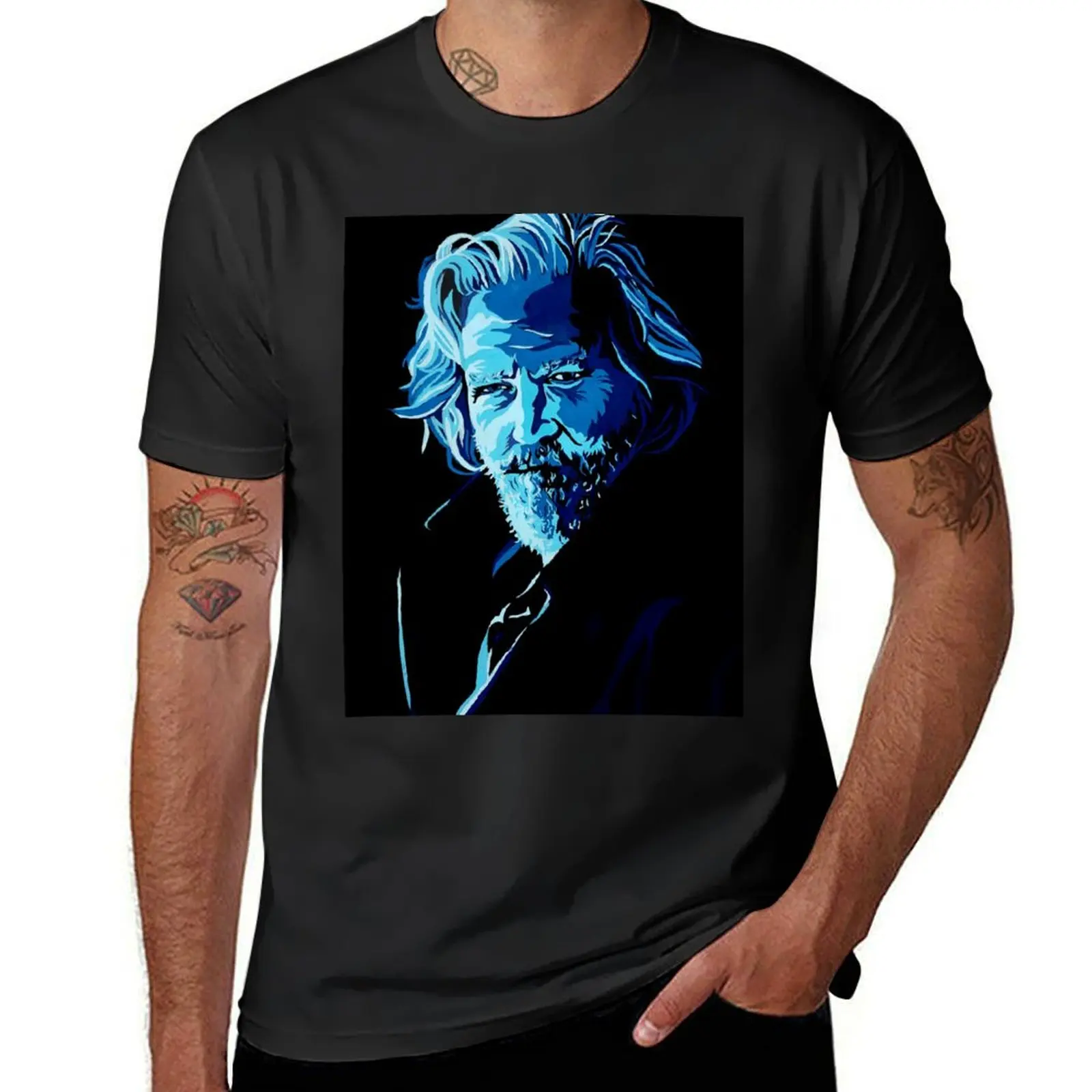 

Jeff Bridges T-Shirt plus sizes vintage anime shirt oversized t shirt black t-shirts for men