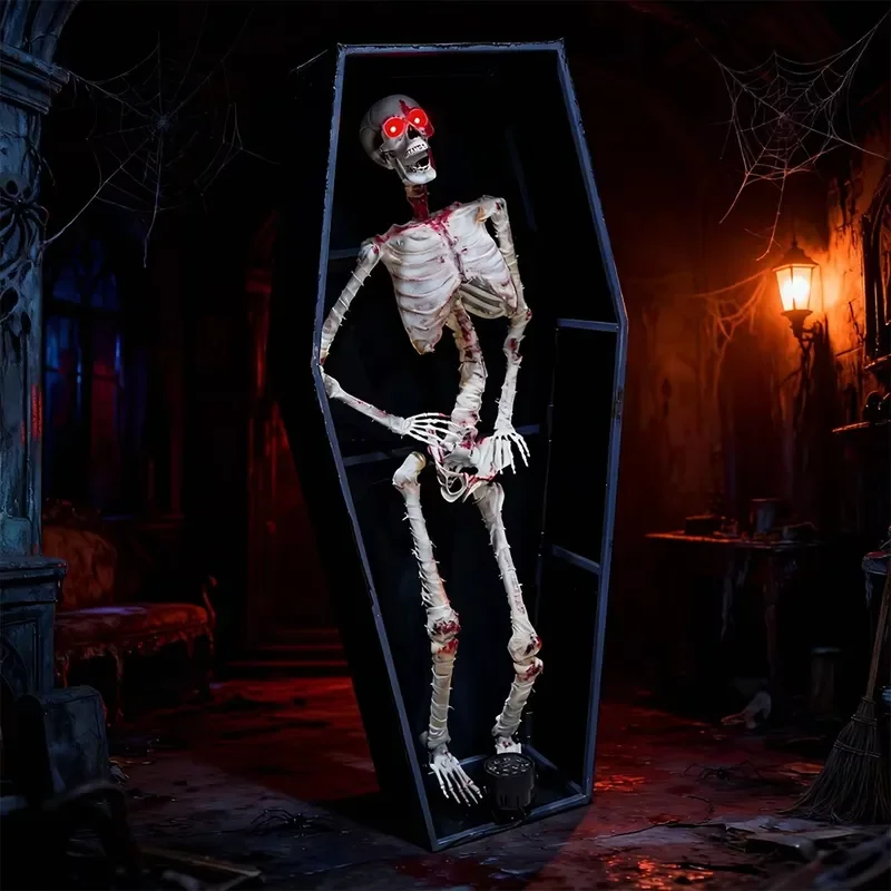 New Halloween Arrival Electric Ghost Waterproof Indoor Decorations Rechargeable Battery Durable Steel Plastic for Haunted