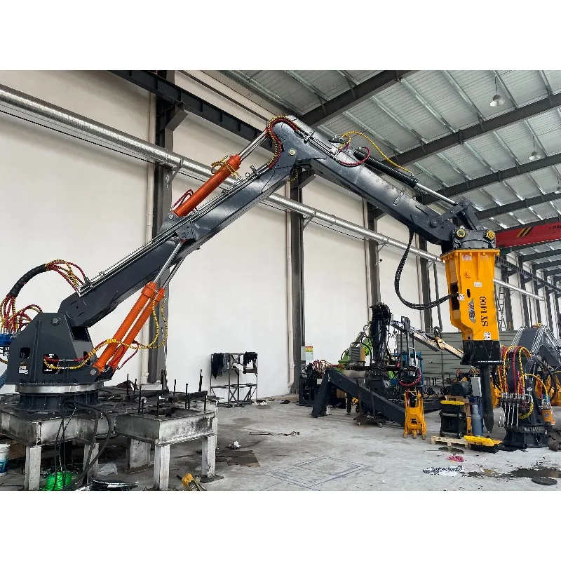 Customized Remote Controller Break Hammer Boom Fixed Hydraulic Boom Rock Breaker Mining Hammer Crusher