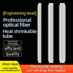 500pcs Fiber optic heat shrink tubing bare fiber thin tube leather wire thick tube optical cable fusion joint protective sleeve