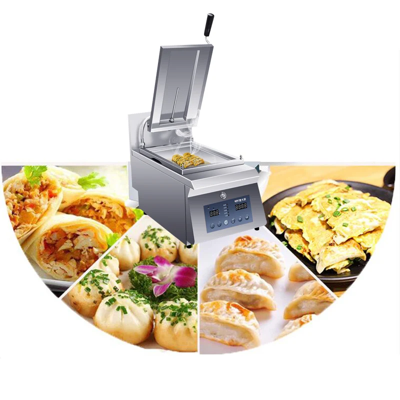

Коммерческая электрическая машина для жареных пельменей 220 В машина для жареных пельменей для ресторана фаст-фуда