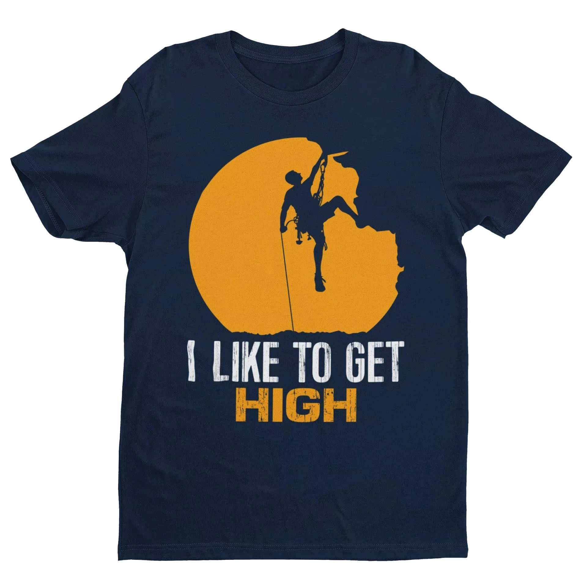 2026 Rock Climber Silhouette Graphic Short Sleeve T Shirt Outdoor Mountain Climbing Sunset Print Casual Tee Top Kids Adults