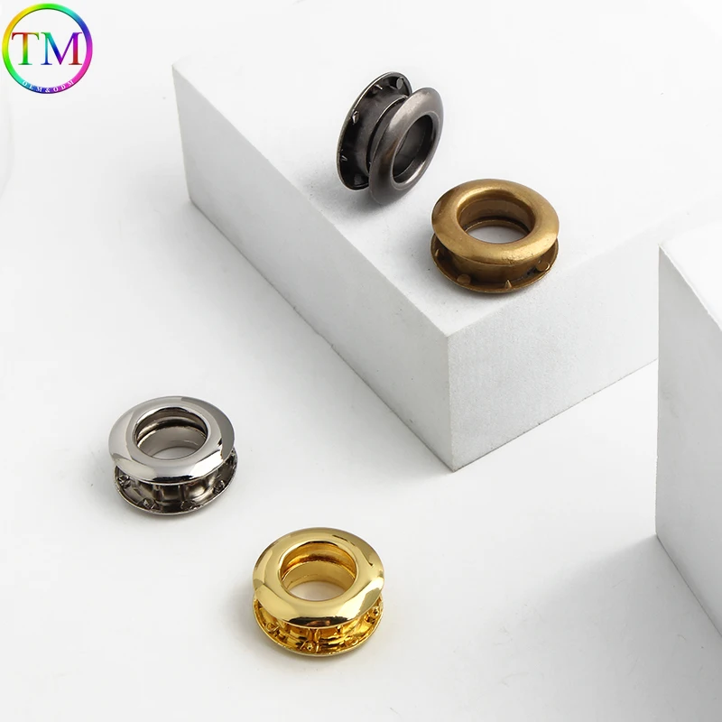 10/50 Stuks 5 Kleuren 14Mm Metalen Oogjes Met Wasmachine Grommets Voor Leren Ambachtelijke Tassen Schoenen Riem Kleding Decor Oogringen Accessoires