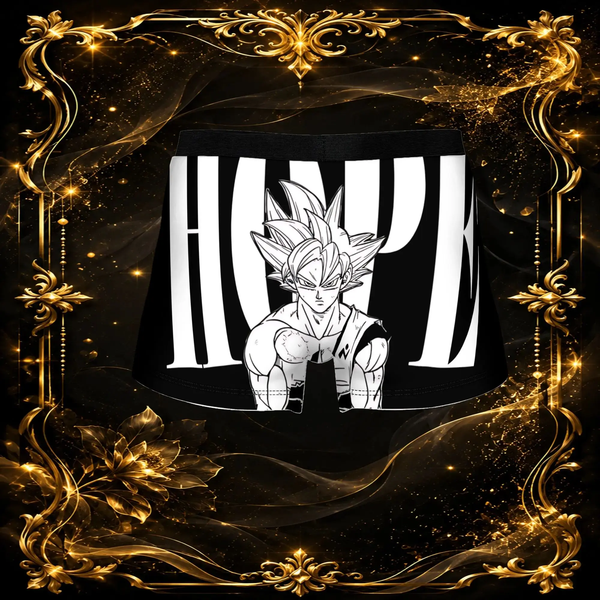 3Pcs  boxers Dragon Ball Z Underpants Homme Panties Men Underwear Print Shorts Boxer Briefs