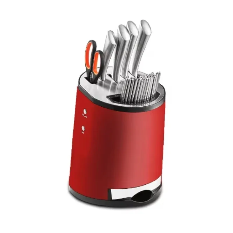 

Intelligent Stainless Steel Electric Knife Block Holder UV Disinfection Sterilization Home Kitchen Roll Bag Plastic Material