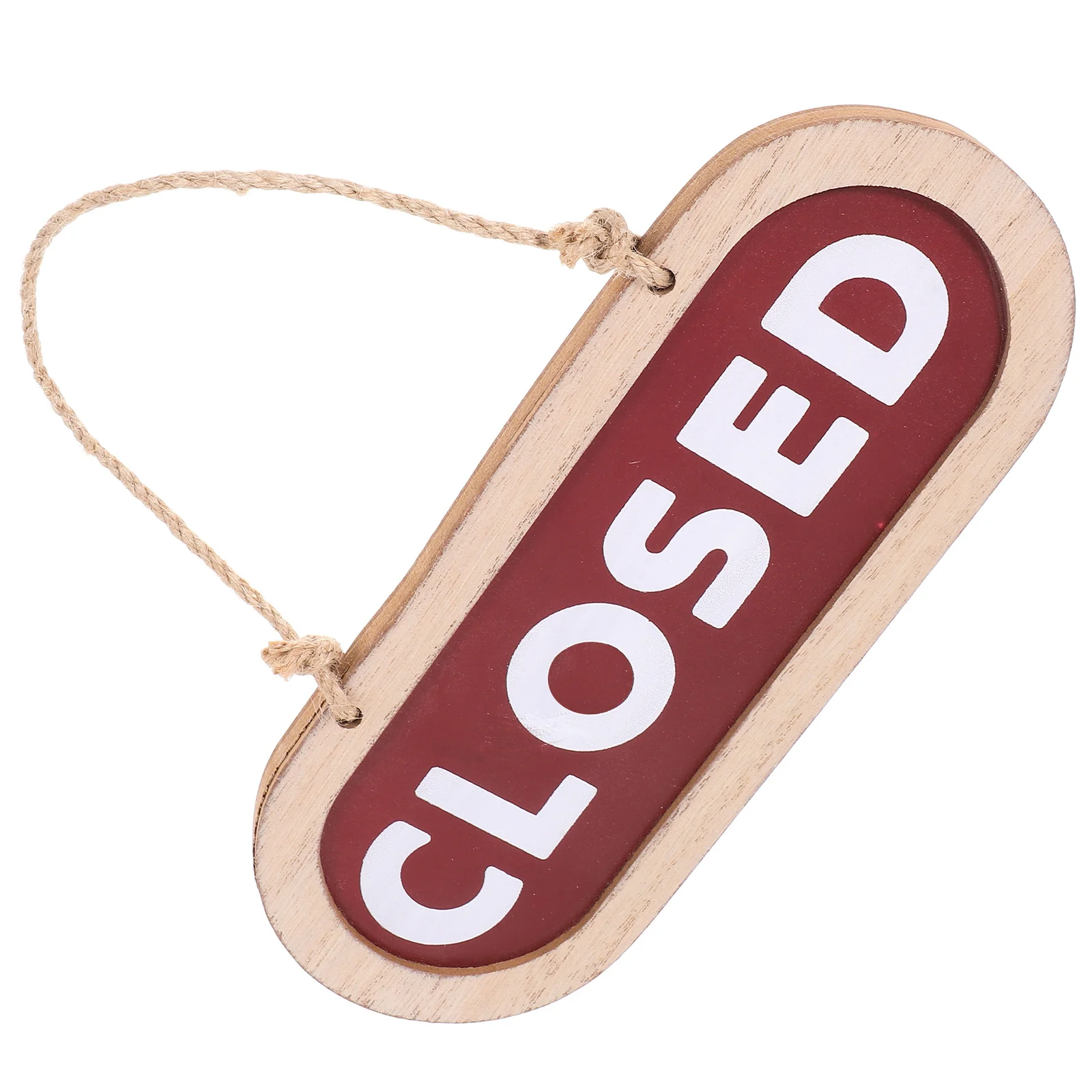 

Wood Hanging Double-Sided Open Closed Business Sign Large Letters Door Sign Store Open Closed Display Decorative Door Pendant