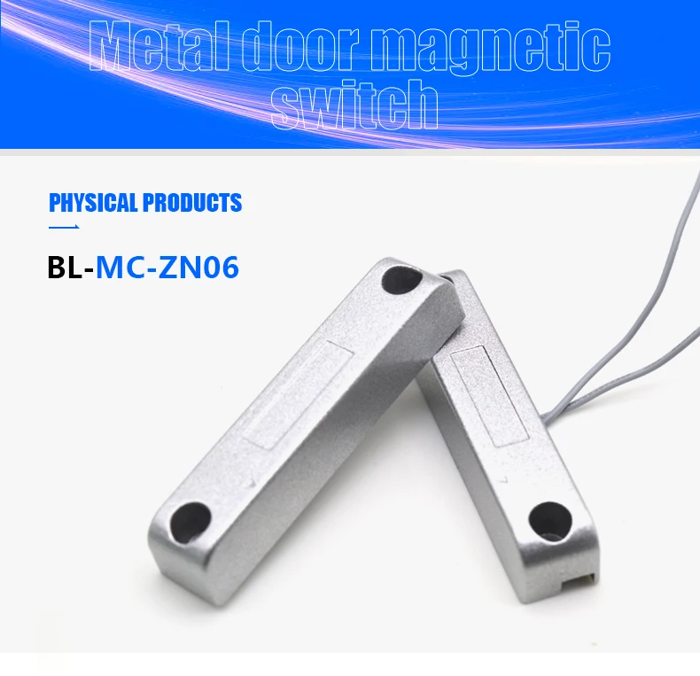 50 STKS BL-MC-ZN06 Magnetische Schakelaar Signaal Hoeveelheid Deur Status Sensor Schakelaar Metaal Materiaal Kast Magnetische Deur Sensor