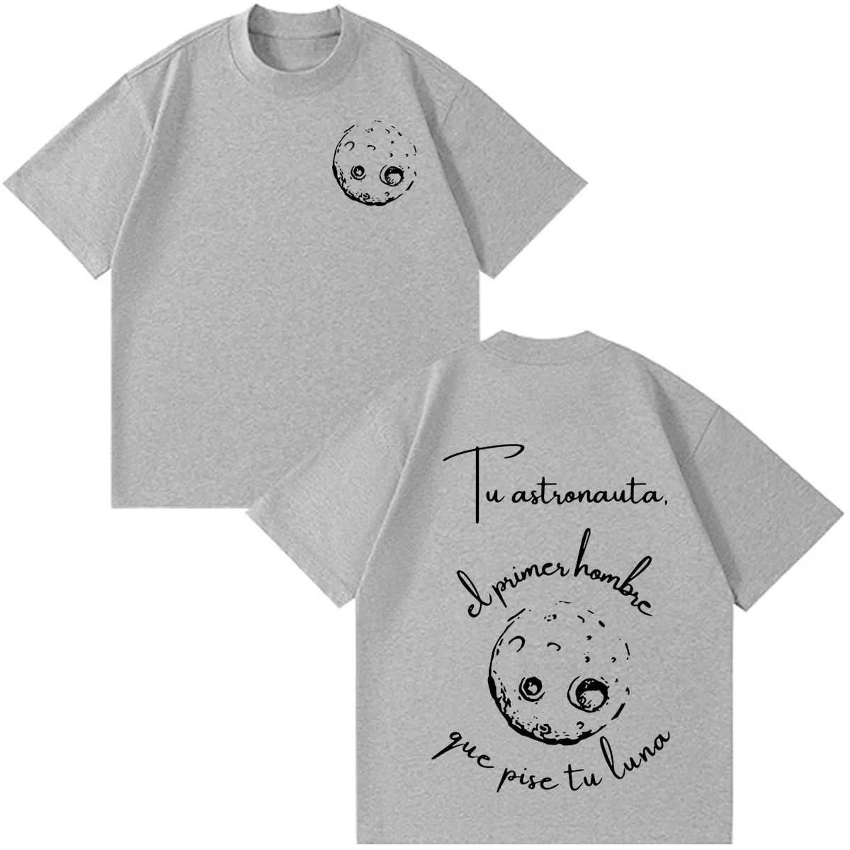 Rapper Melendi Tour Print Merch T-Shirt für Männer und Frauen, modisches Vintage-T-Shirt, kurzärmelig, lässig, Baumwolle, übergroße Hip-Hop-T-Shirts – Detail 6