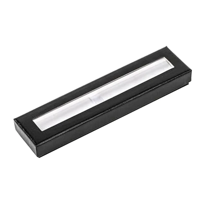 Kotak Hadiah Pena Kosong A005-10Pcs Dengan Tutup Transparan Kotak Pena Hadiah Kotak Pena Tunggal Kosong Kotak Perhiasan Pena Kotak Display Pena Bolpoin