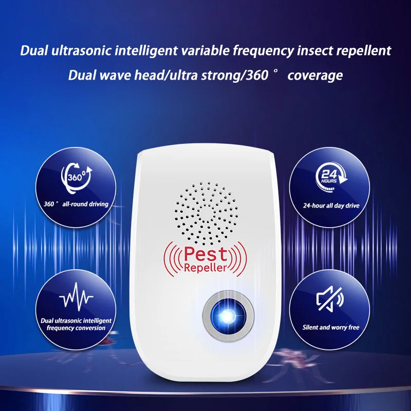 Xiaomi Ultrasonic Pest Repellents Mouse Cockroach Mosquito Insect Repeller Effective Essential for Home Outdoor Pest Exterminato