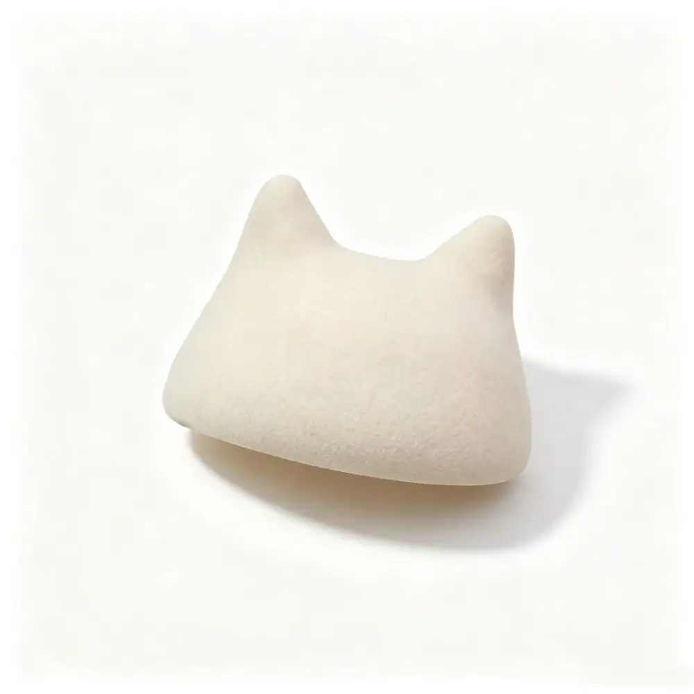 New Cat Ear Pattern Cat Ear Beret Premium Wool Warm Painter Hat Soft Touch Solid Color Wool Beret Hat