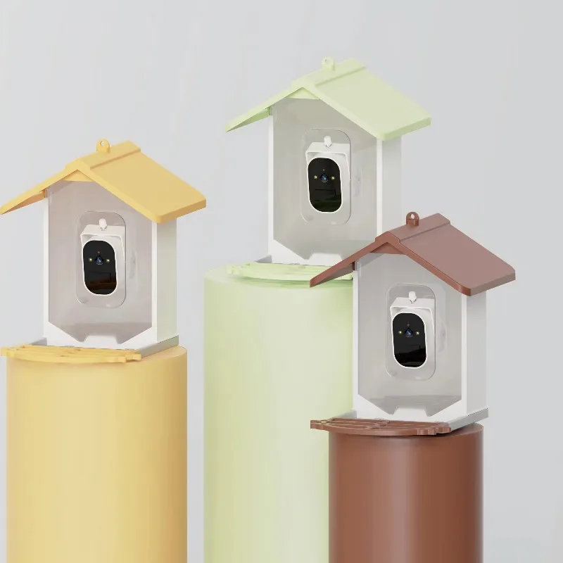 4MP HD Smart Bird Feeder with PIR Sensor & Cloud Alerts Solar Powered Bird Camera Feeder Outdoor