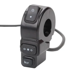 DC12V 3 In1 Motorcycle Switch ATV Quad Headlights Turn Signal Horn ON/OFF Button For Bike Scooter ATV For Honda Handlebar