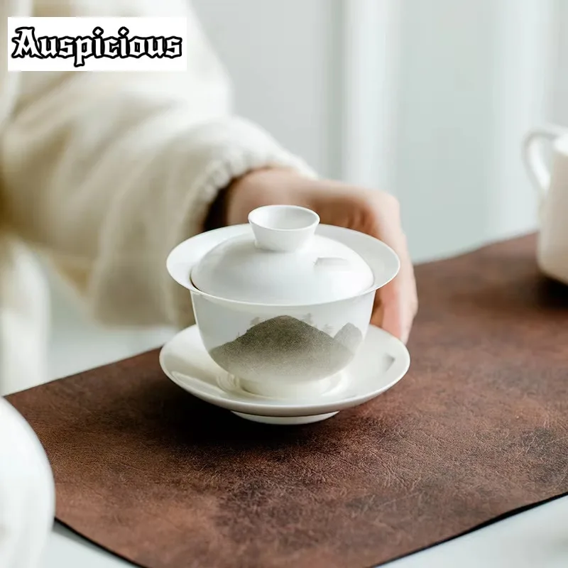 

Керамическая чайная чаша с крышкой, 160 мл