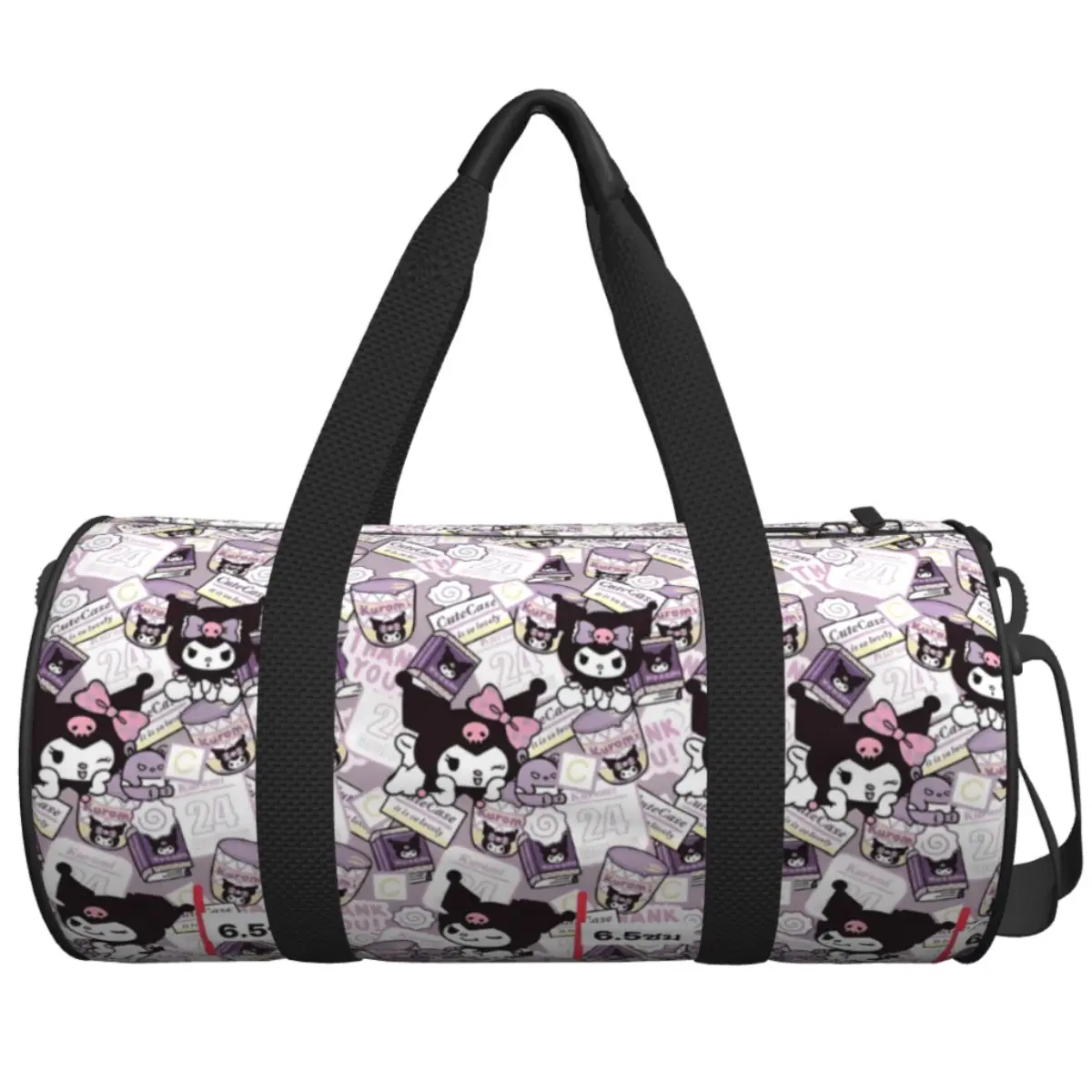 

Travel Bag Kuromi Gym Bag Portable Sports Bags Large Training Design Handbag Graphic Fitness Bag For Men
