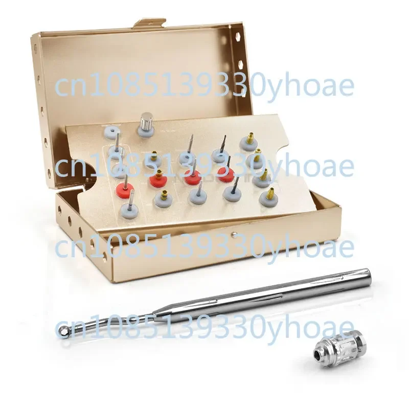 Dental Gold Tool Box Implant Restoration Stainless Steel Material Suitable for Various Systems