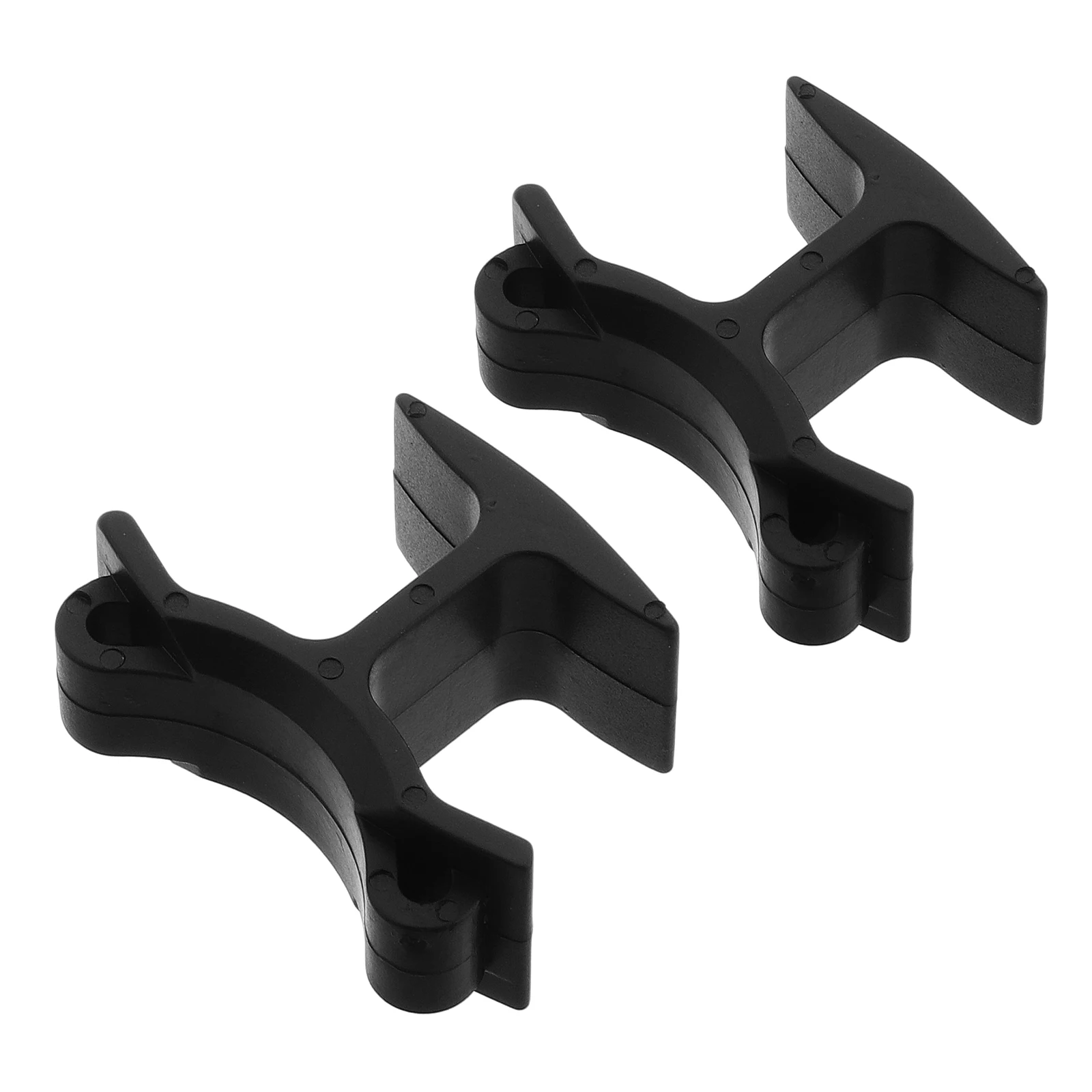 

2 Pcs Whistle Finger Clip Reusable Holder Camping Referee Hand Grip Loop Outdoor Sports Portable PVC Versatile Training