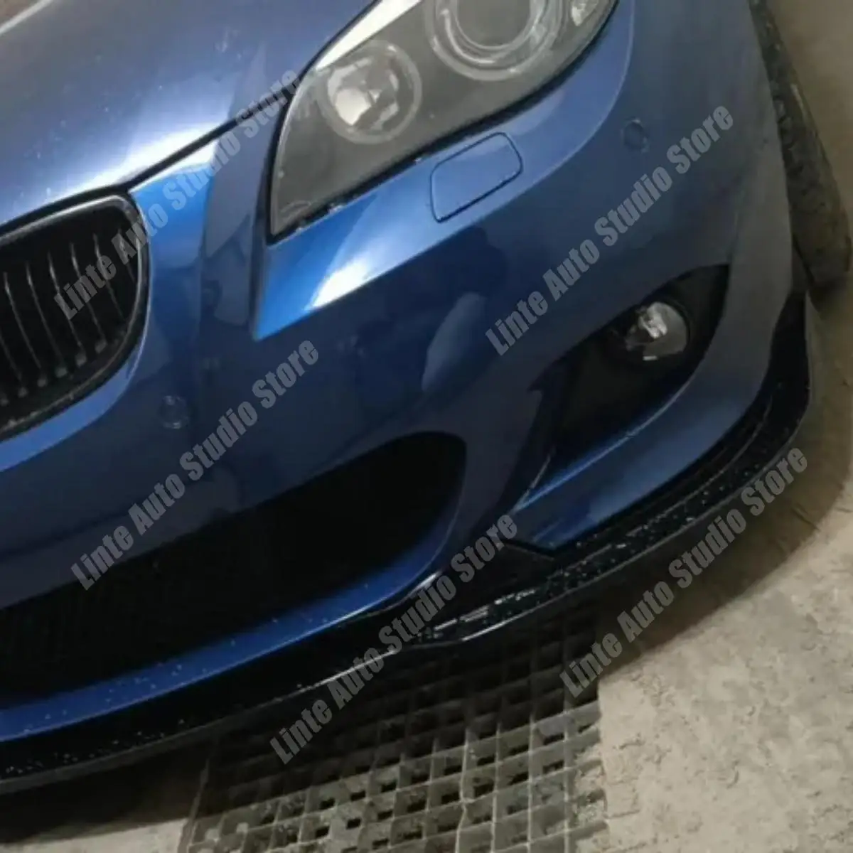 

Передний бампер для BMW 5 серии E60 E61 525i 530i 540i 550i M Sport 2005-2010, спойлер, разделитель, диффузор, черные комплекты кузова, тюнинг