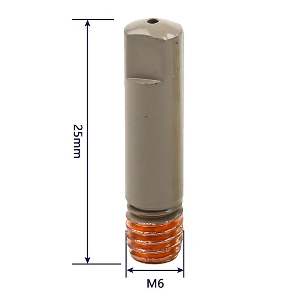15PCS 0.8mm NonStick Coating Nozzle And Tips Set For 15AK Welding Torch Copper Contact Tip Holder MIG Welding Accessories
