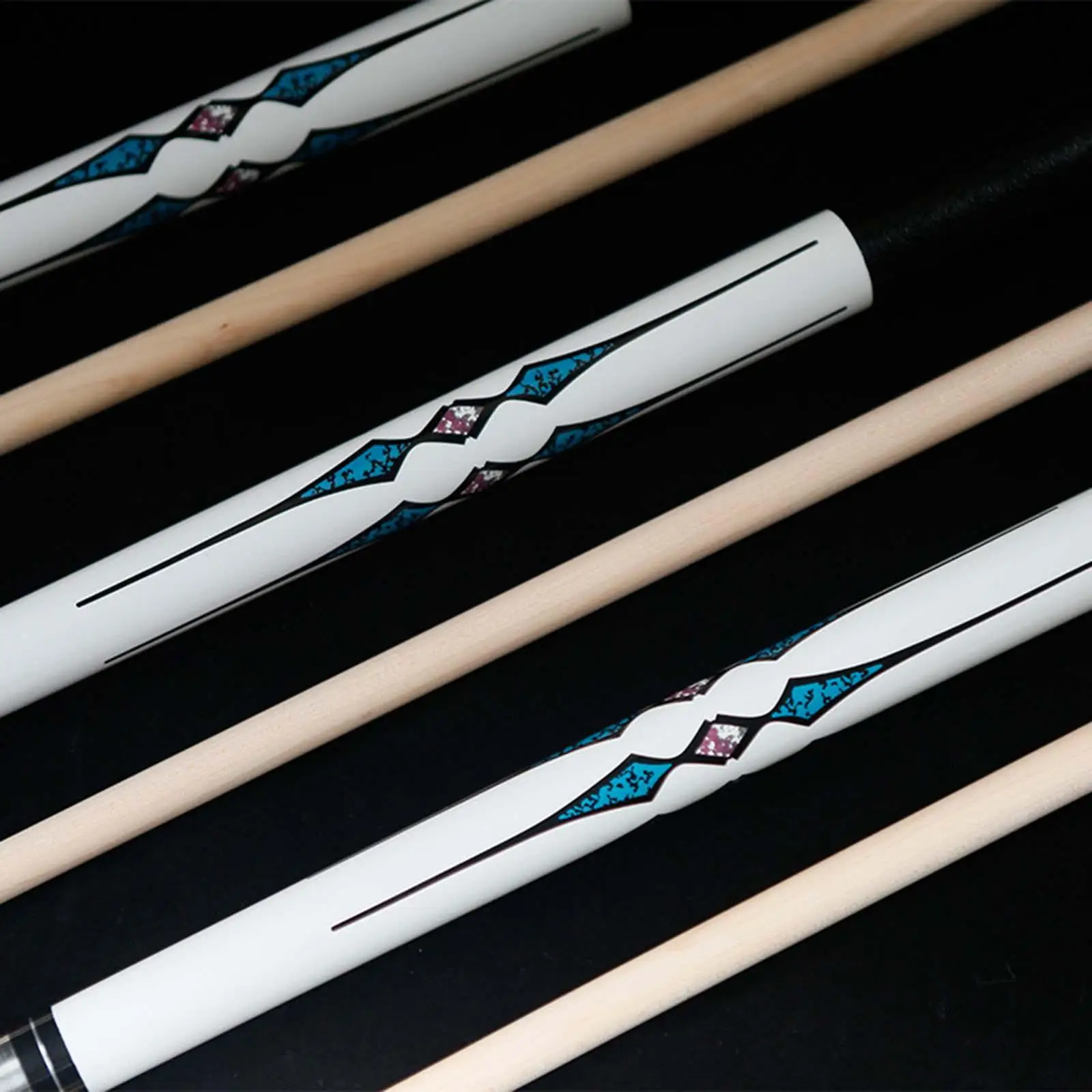 

1/2 Billiard Pool Cue Accessories Fashionable Handmade Billiard Stick for Men