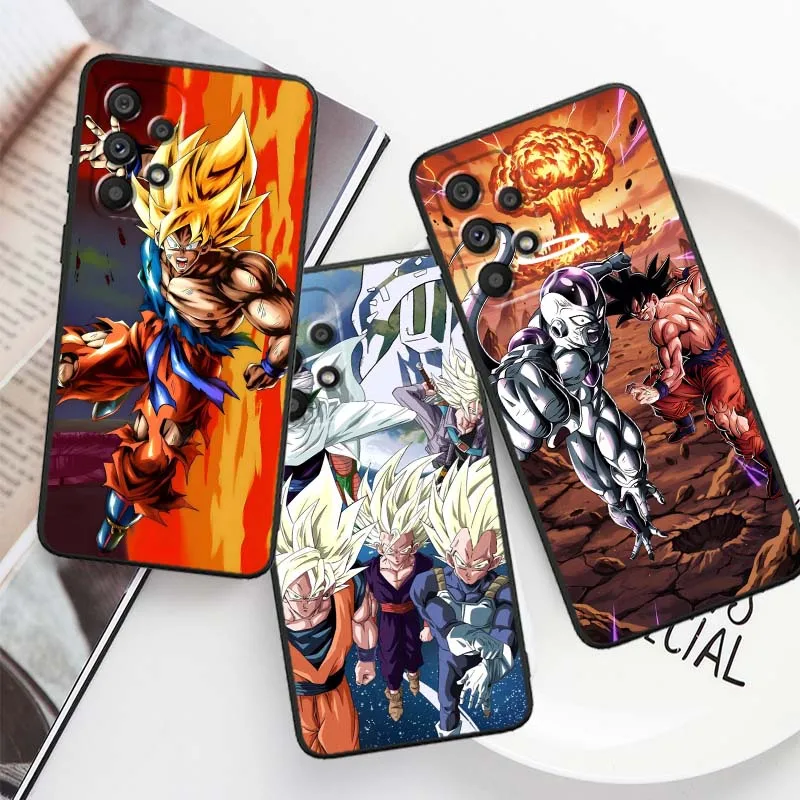 

Manga Dragon Ball Warrior For Samsung A42 A41 A35 A34 A33 A32 A25 A24 A23 A21s A04 A03 Note 20 Ultra 5G Black Phone Case