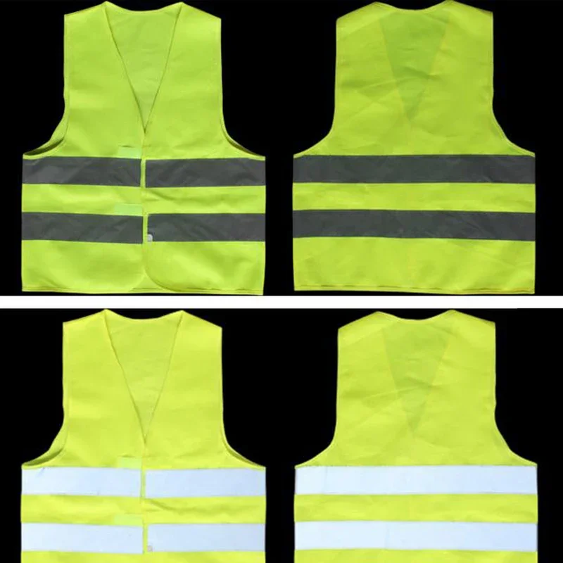 Chaleco reflectante de alta visibilidad para niño y estudiante, chaqueta de seguridad para ciclismo, reflectante para carretera