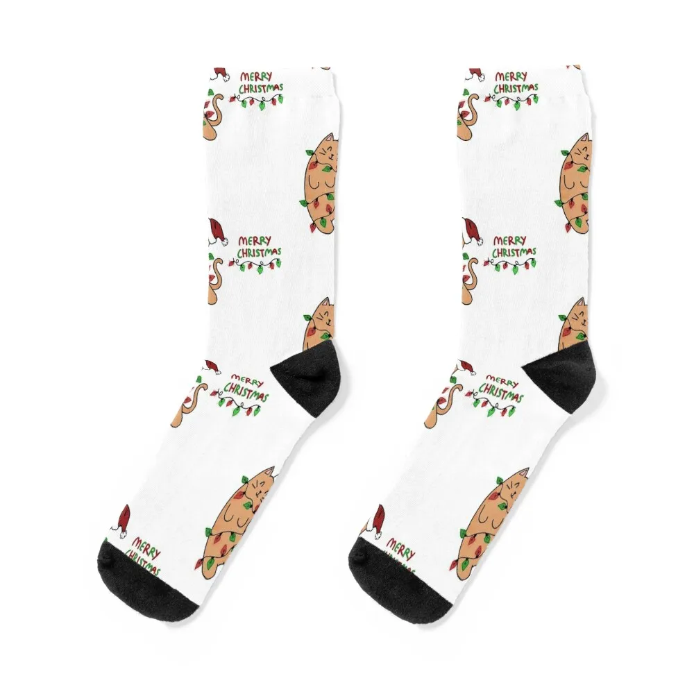 

Christmas cat Socks ankle kawaii heated moving stockings Luxury Woman Socks Men's