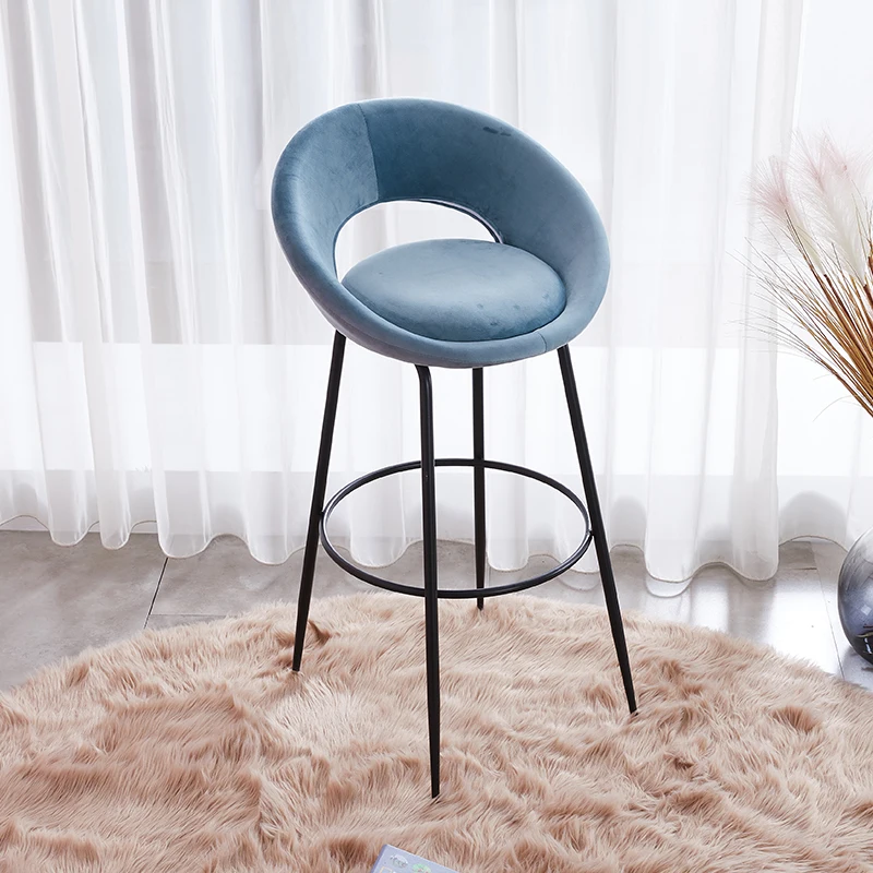 

Bar chair Modern simple high stool Home bar stool Back chair