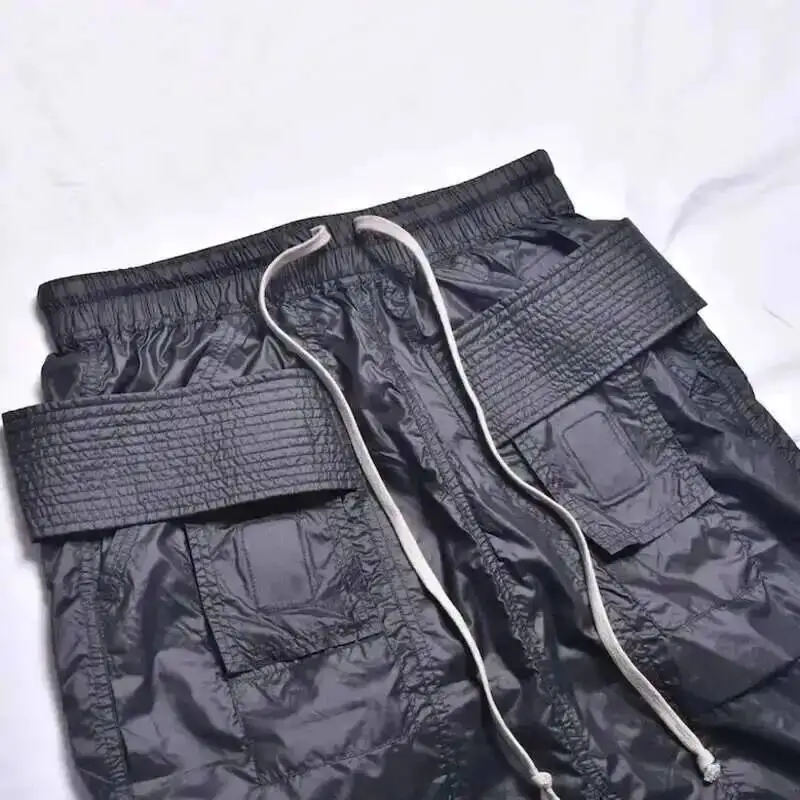 HKSH Spring Summer New Thin Knee Length Pants Youth High Street Fashion Shorts Men Ins Tide Chic Dark Niche Design Capris HK0825