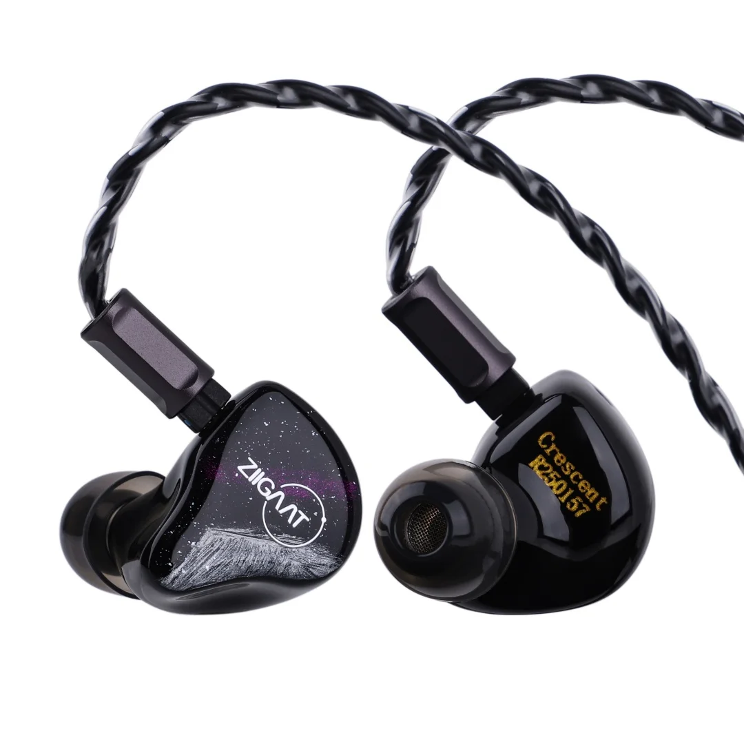Linsoul ZiiGaat Crescent Premium 2DD+2BA Hybrid IEM Hifi-Kopfhörer mit isobarischem Dual-Dynamic-Treiber-Design – Detail 9