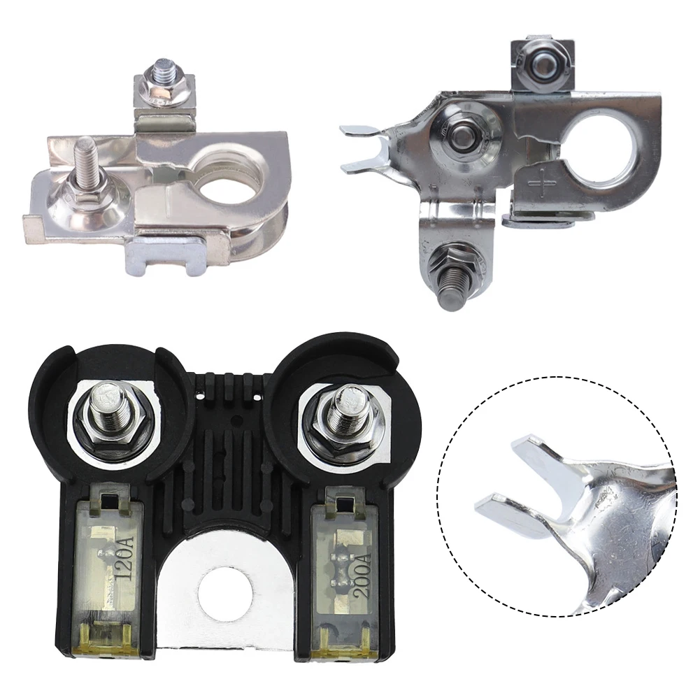Direct Replacement Battery Terminal Clamps With Fuse Clips For Use in For Ford F150 From Year Eleven To Fourteen