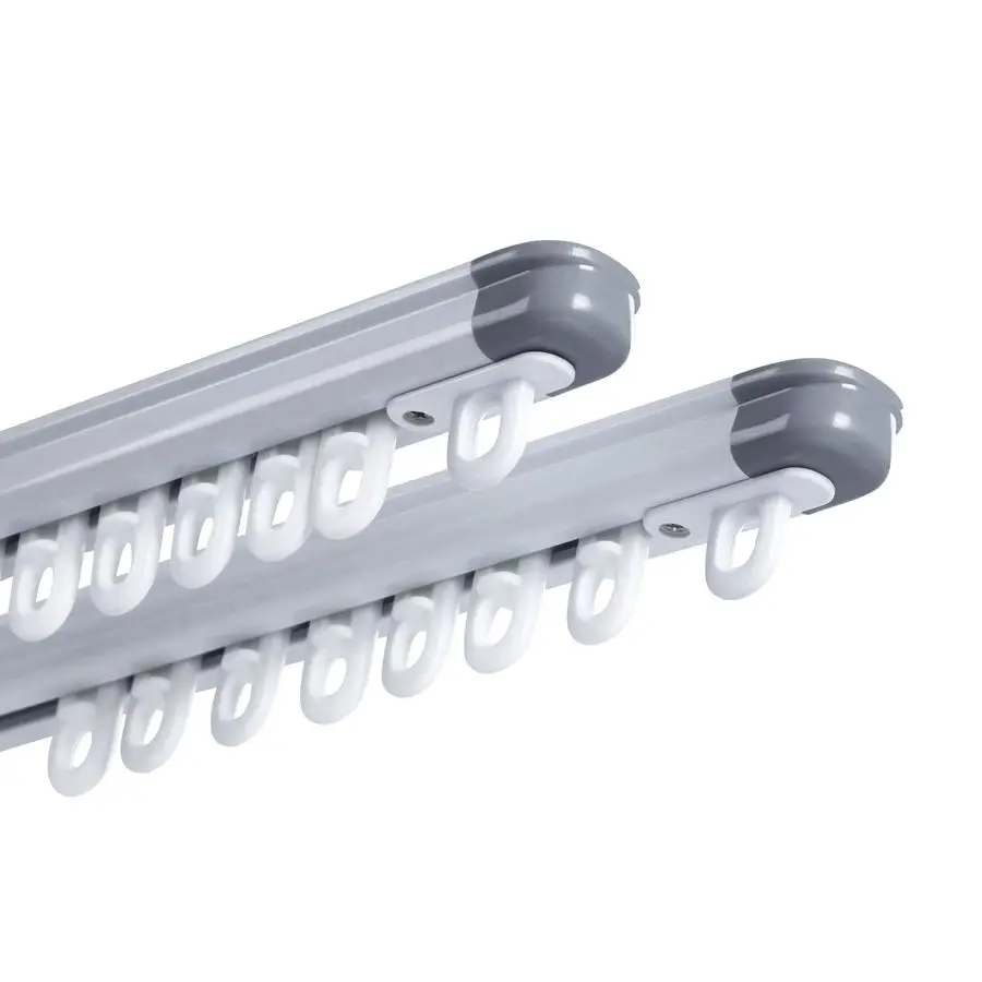 

Retractable Ceiling Curtain Track, MeasurementFree Curtain Track 33.559,For Room Divider, Shower Curtain, Parallel bay window, R