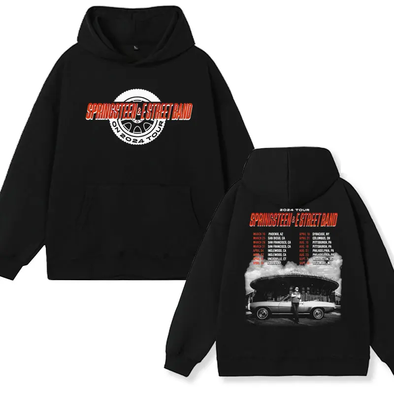 

Bruce Springsteen and E Street Band 2024 Tour Hoodie Men Women Clothing Fall/winter Fashion Fleece Sweatshirts Pullover Unisex