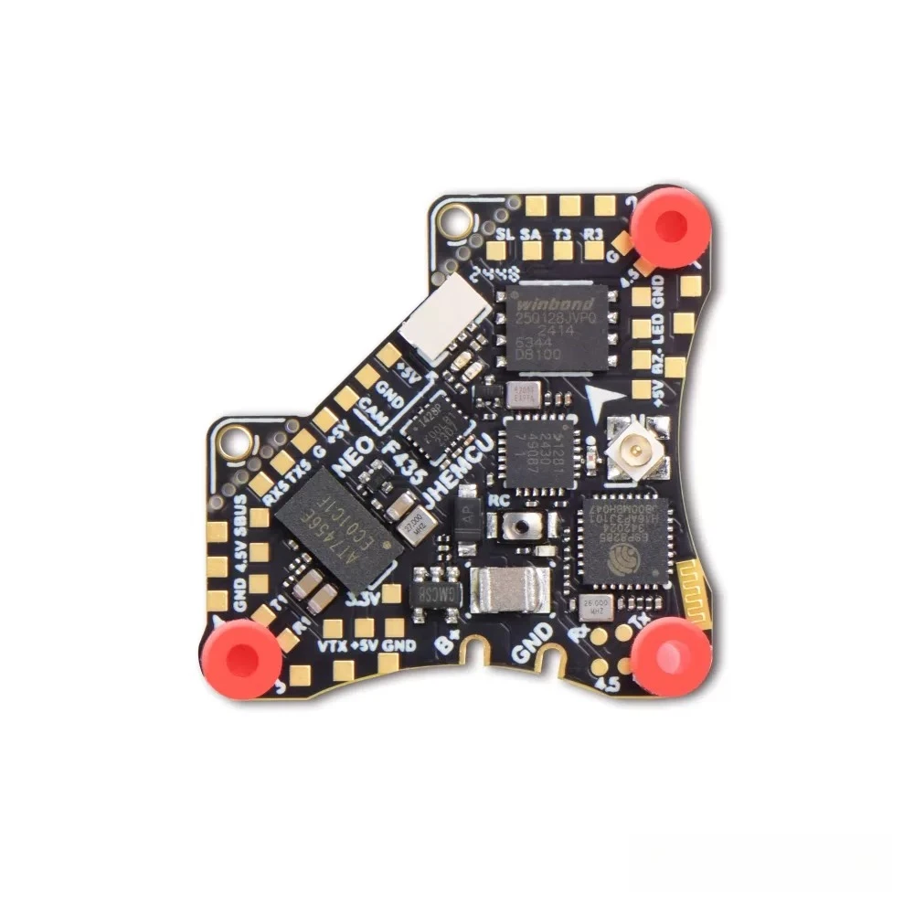 JHEMCU F435 NEO AIO Flight Controller 1S 4-in-1 Integrated 5A ESC for FPV Tinywhoop Drone