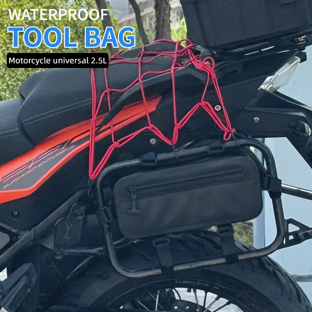 オートバイサイドフレームパッケージ-25l-ユニバーサル修理ツール配置バッグ完全防水ハンギングバッグ-bmw-用ヤマハ用ホンダ用
