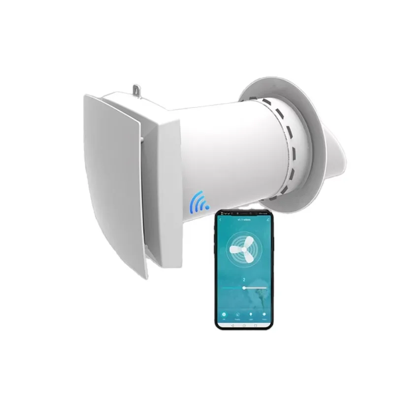 Ductless ERV Single Room Heat Recovery Ventilator Wall Mounted Office Bedroom Ventilation System