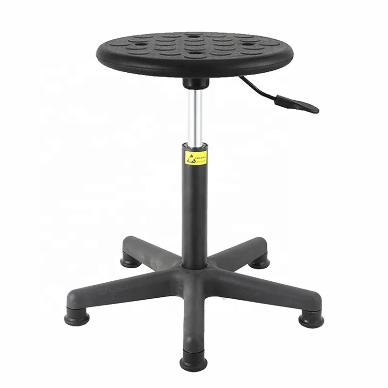 Tabouret de laboratoire avec tige d'air, chaise de levage pneumatique, chaise de laboratoire sans statique, haute qualité, bon prix