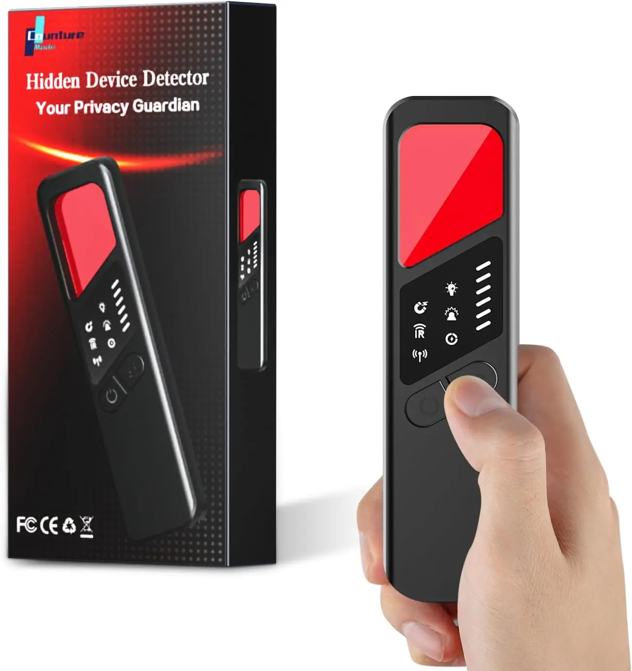 

Детектор скрытых камер 7-в-1 для путешествий, автомобиля, офиса и отеля - защитите свою конфиденциальность с помощью устройства для обнаружения жучков